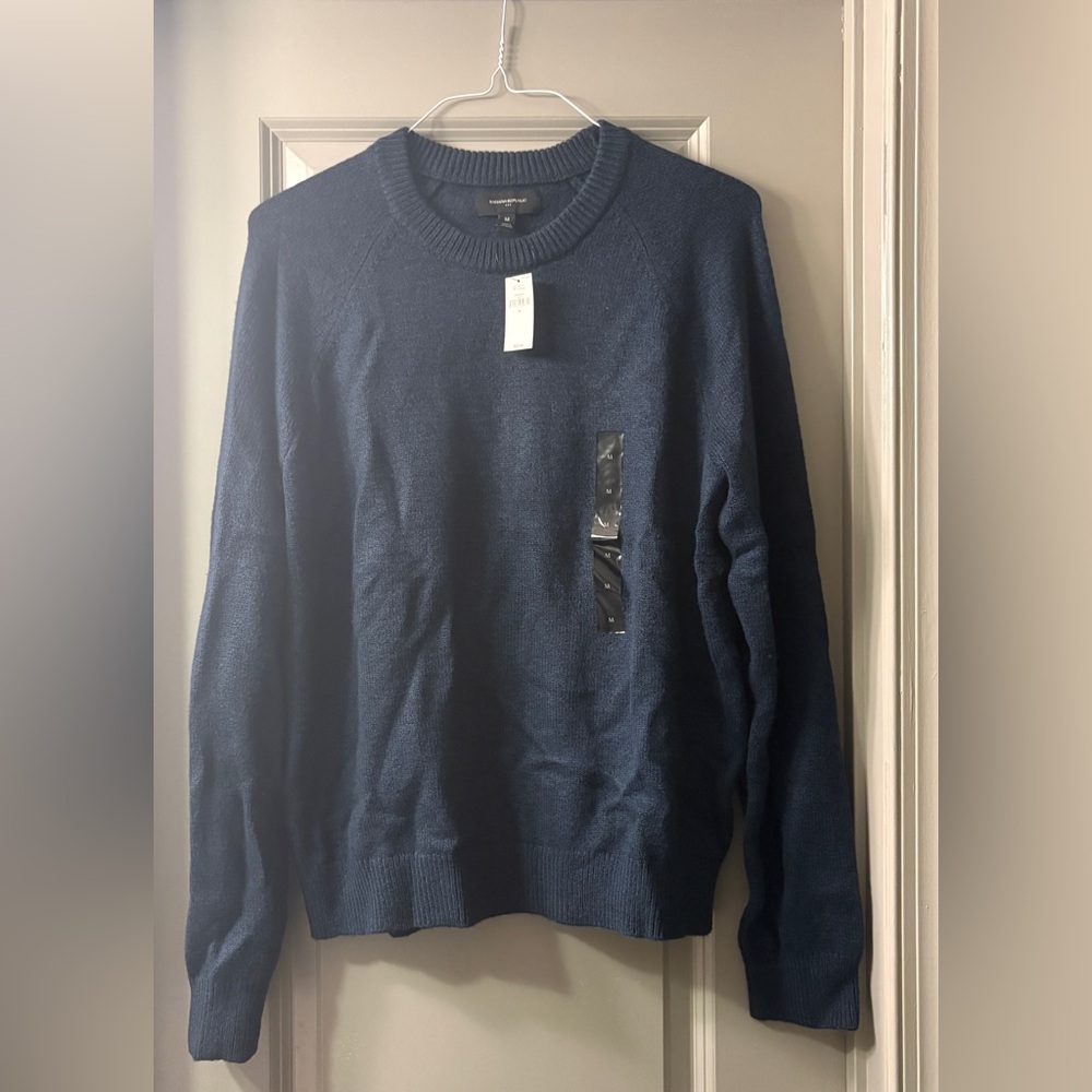 Banana Republic Navy Knit Pullover